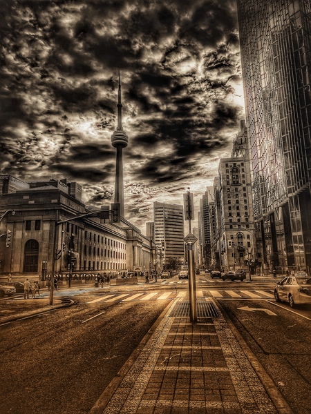 Front Street Toronto Print