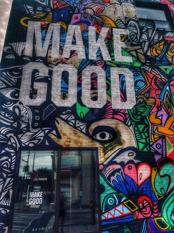 Make Good Sign Print