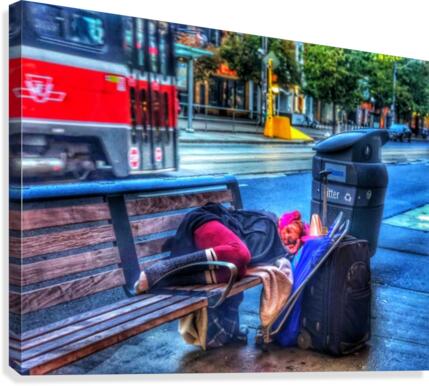 Sleeping Streets Canvas Print
