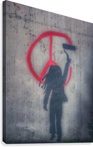 Peace Out Canvas Print