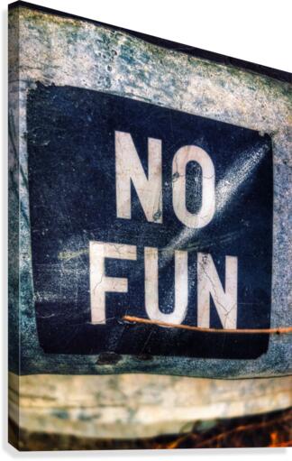 No Fun Canvas Print