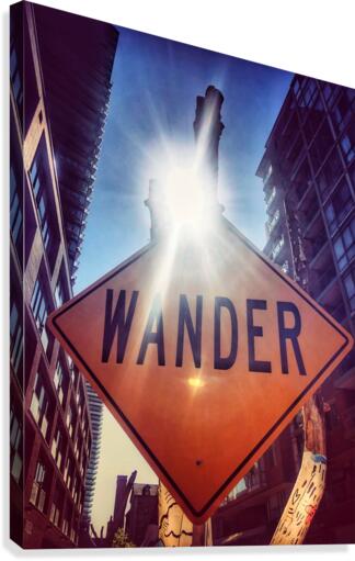 Wander Along Canvas Print