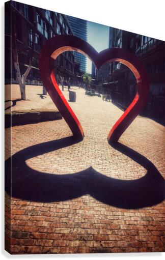 Two Hearts Canvas Print