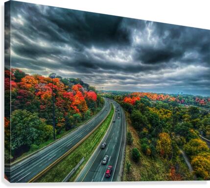 Road to Fall Canvas Print