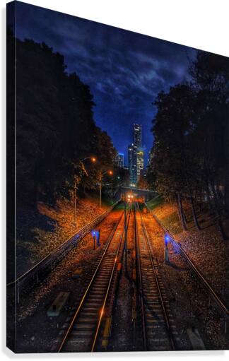 Running Down Canvas Print