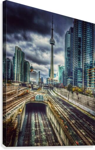 Toronto Bridge View Canvas Print