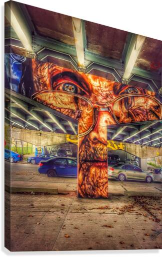 Old Man Underpass Canvas Print