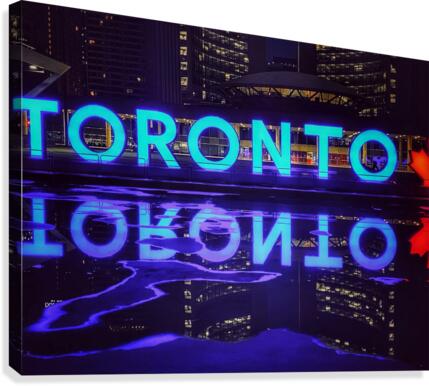 T.O. Sign Canvas Print