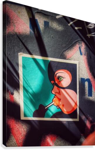 Single Comic Canvas Print