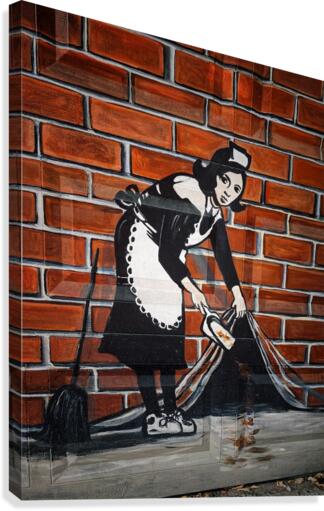 Cleaning House Canvas Print