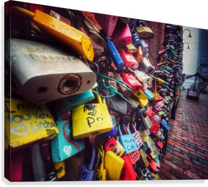 Distillery Locks Canvas Print