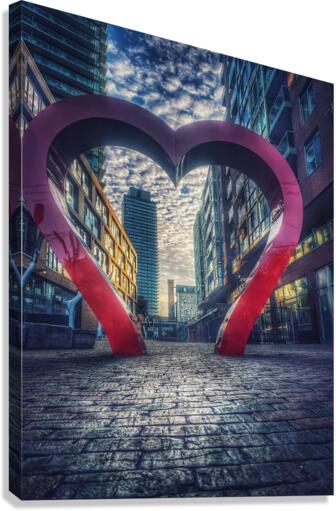 District Heart Canvas Print