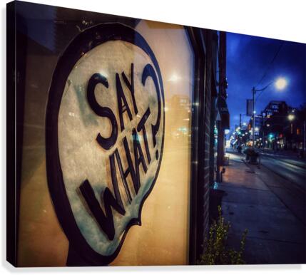 So What Canvas Print