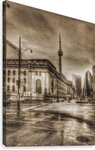 Vintage View Canvas Print