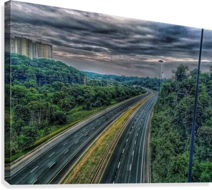 404 View Canvas Print