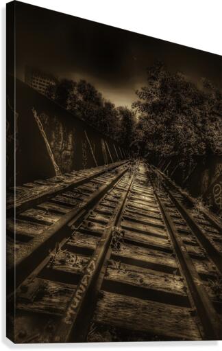 Track Time Canvas Print
