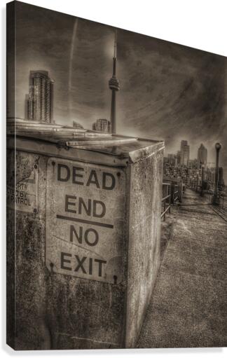 Toronto Dead End Canvas Print