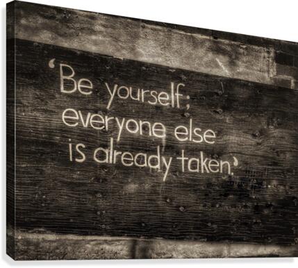 Be Yourself Canvas Print