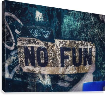 No Fun Canvas Print