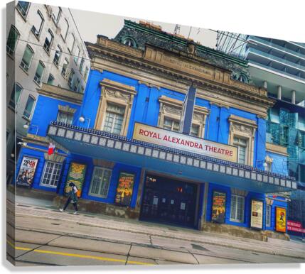 King West Blue Canvas Print