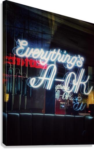 Everything A-Ok Canvas Print