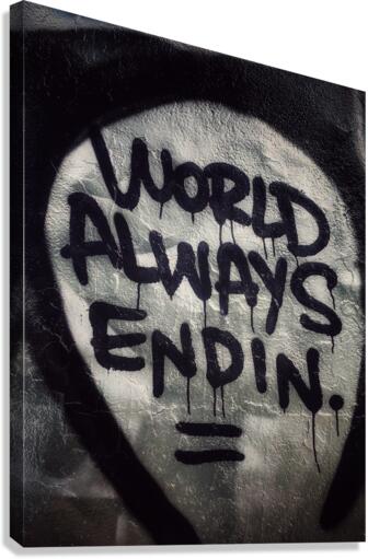 World Message Canvas Print