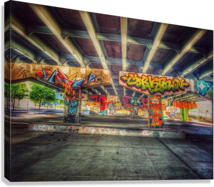 Underpass Look Canvas Print