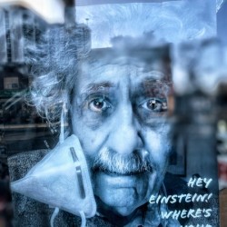 Hey Einstein - Wheres your Mask