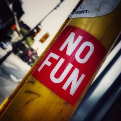 No Fun Message