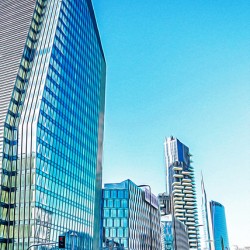 Skyscrapers in the center of Milan
