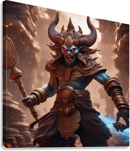 Most Ancient Demon  Canvas Print