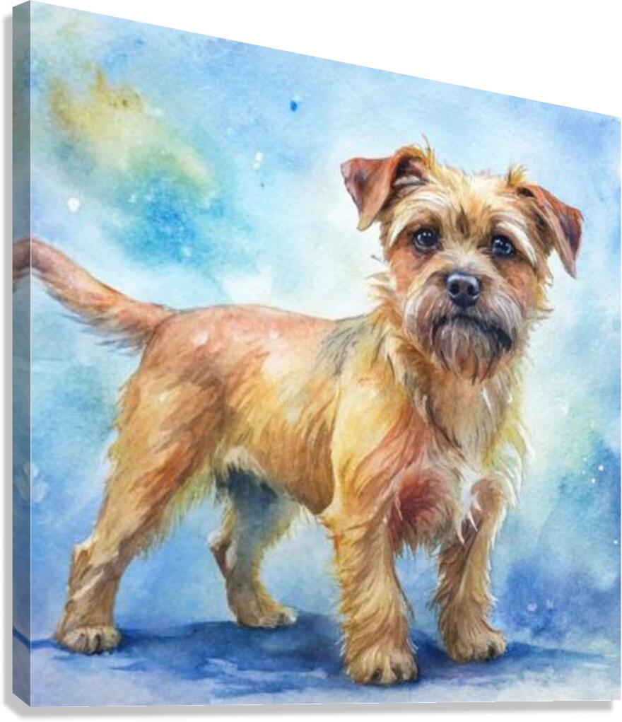  Contemplative Canine Canvas Print