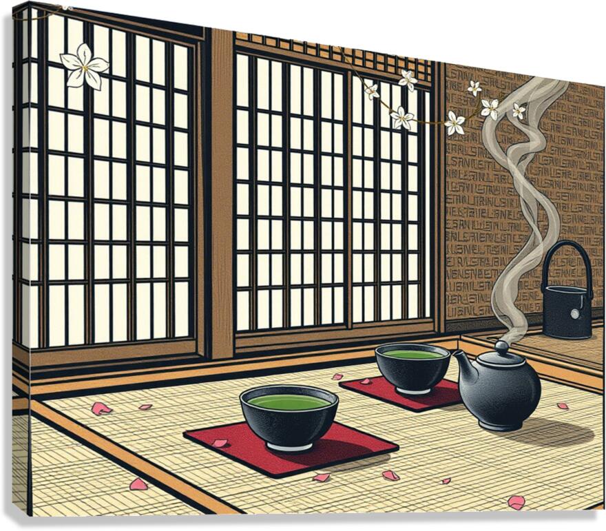 Tea Ceremony Harmony Canvas Print