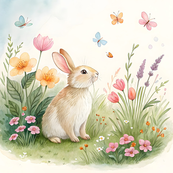 Blossoms & Bunnies by DigiCrafter