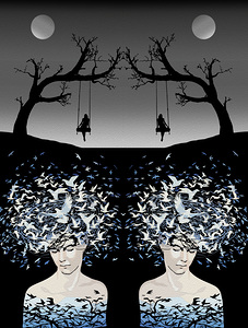 Moonlit Dreams Freedom and Solitude