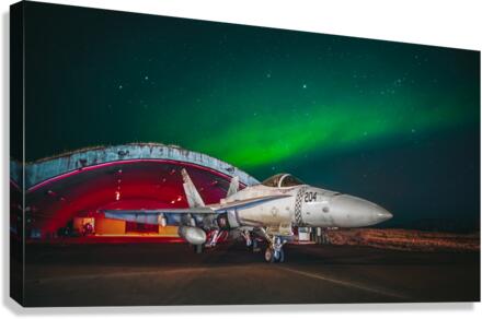 F18 Aurora Canvas Print