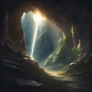  cave deep in the mountains