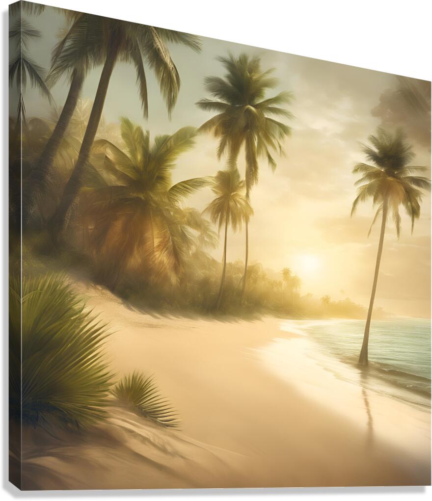 golden sunshine shining  Canvas Print