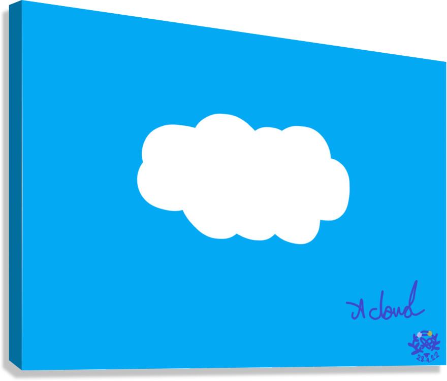 A cloud Canvas Print