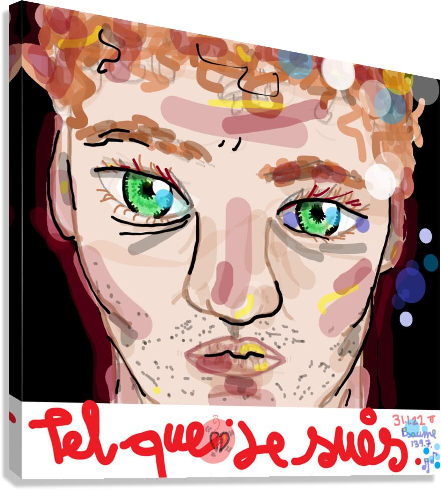Telquejesuis Canvas Print