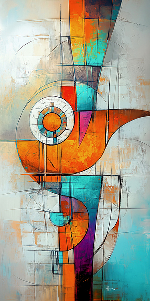 Abstract Composition One by HueZo