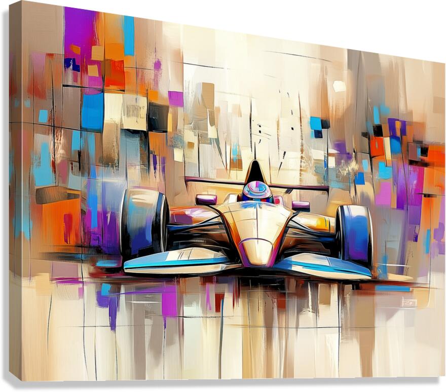 On track Canvas Print