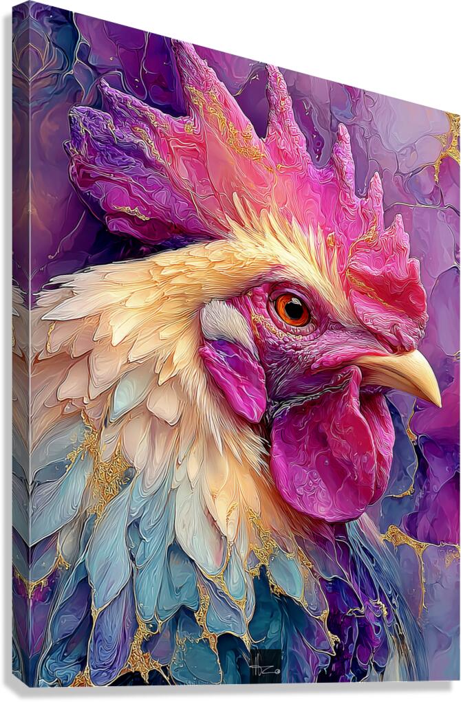 Rooster One Canvas Print