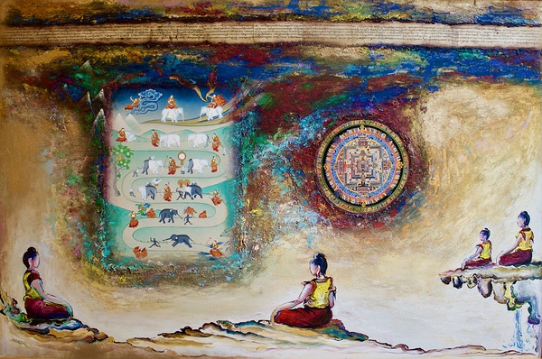 Shamatha Meditation Print