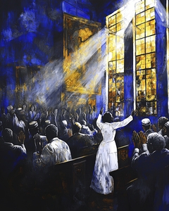 Harlem Renaissance – The Blues Singer gigapixel