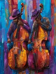 Rhythmic Souls: An Expressionist Ode to Jazz