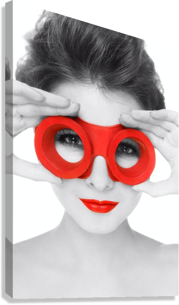 Monochrome Chic: Redefined Elegance Canvas Print