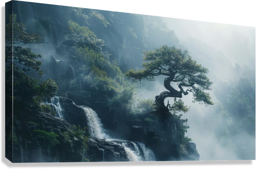Eternal Convergence: Symphony of Nature Canvas Print