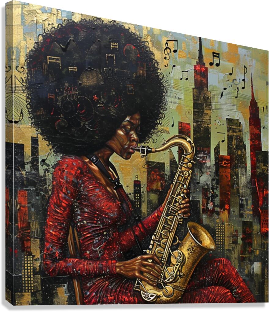 Red Harmony  Canvas Print