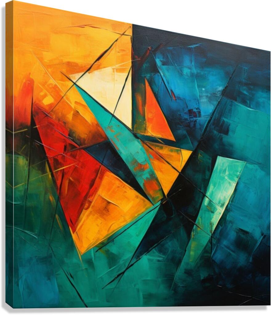 The Emerald Wave  Canvas Print